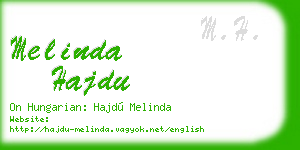 melinda hajdu business card