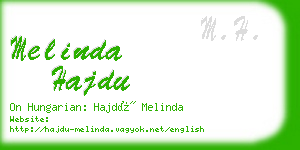 melinda hajdu business card